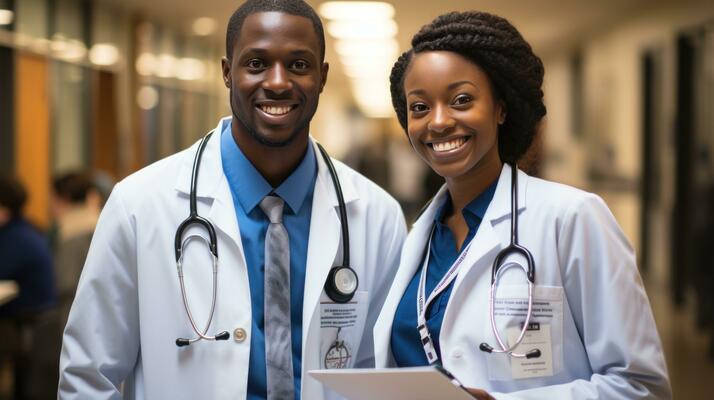 two-medical-students-a-young-man-and-a-young-woman-free-photo